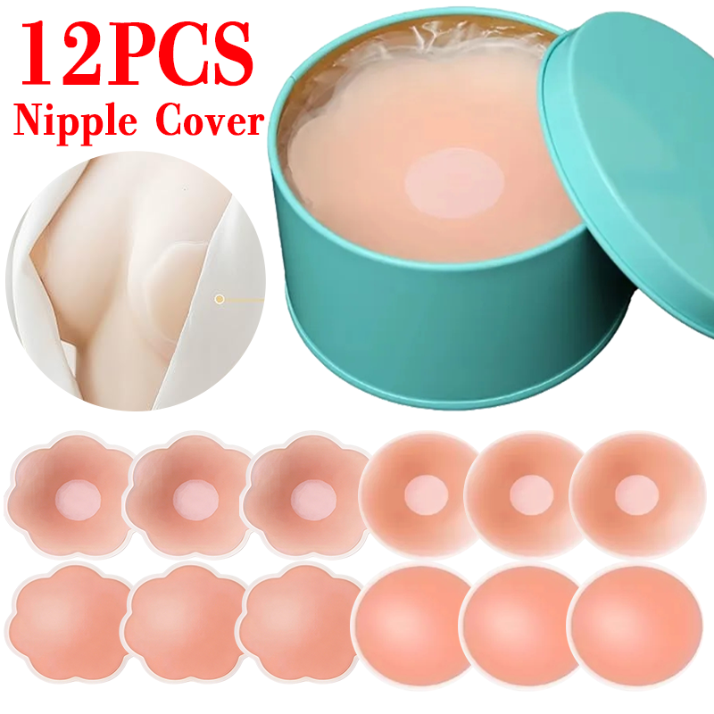 Strapless Bra Adhesive - 6/12PCS Invisible Self Adhesive Chest Paste