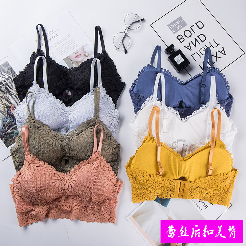 3D Sexy girl lace Lingerie Sea - Lace Bralette Set ulasan dan harga