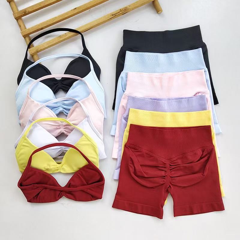 HISTELLO Sports Set  Piece Wom - Sports Bra Racerback ulasan dan harga
