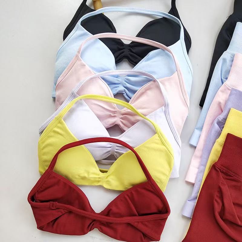 HISTELLO Sports Set  Piece Wom - Sports Bra Racerback ulasan dan harga