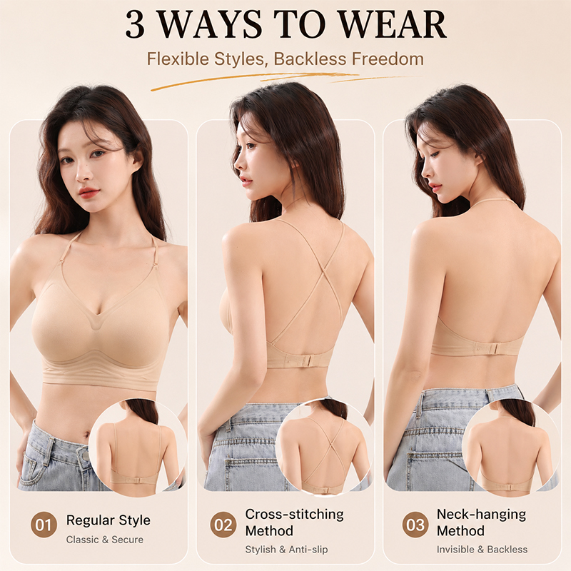 FINETOO Seamless Wave Support  - Sleep Bra Bralette ulasan dan harga