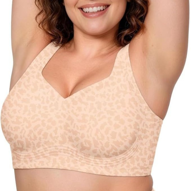 Leopard Jelly Bras No Underwir - Minimizer Bra Women ulasan dan harga
