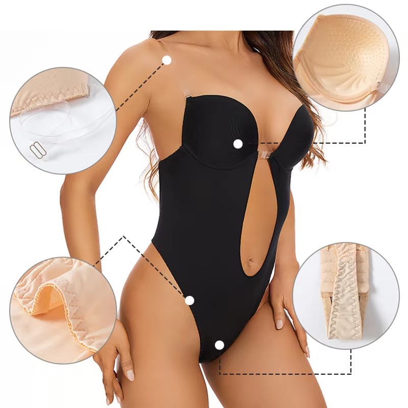 Anti Slip Glue Backless Body S - Plunge Bra Push Up ulasan dan harga