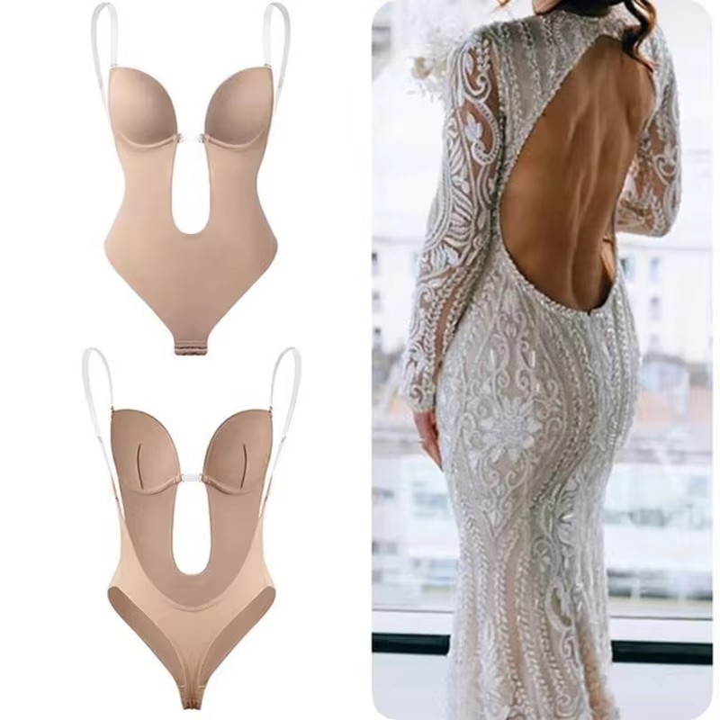Anti Slip Glue Backless Body S - Plunge Bra Push Up ulasan dan harga